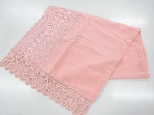 リサイクル　ビロードレース花模様ショール